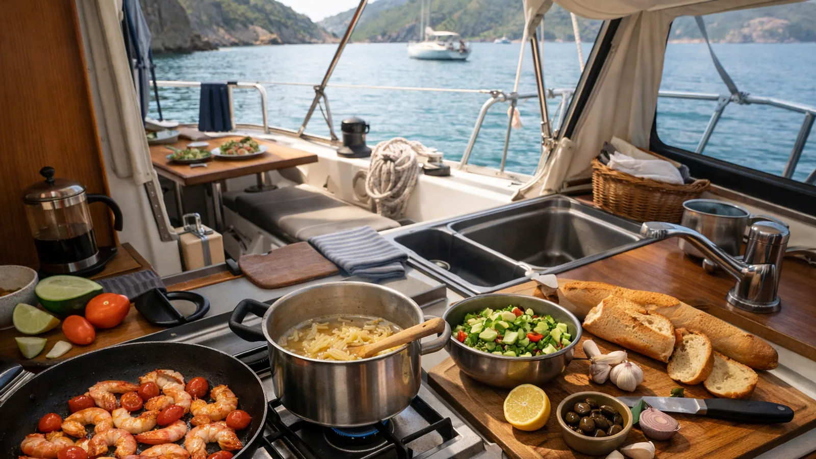 visuel principal sur Cuisiner en mer recettes faciles