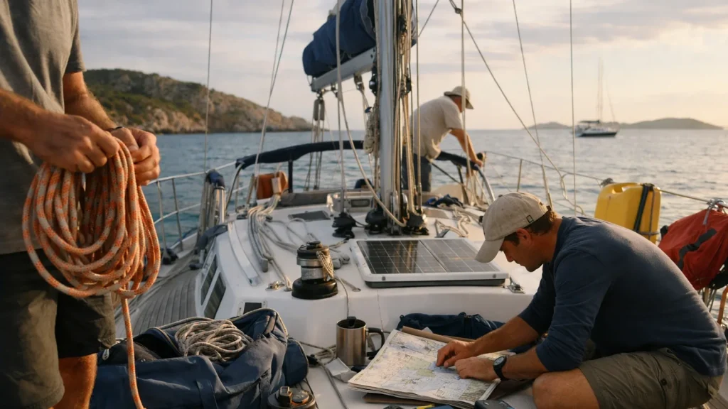 visuel principal sur Traversee atlantique voilier preparation